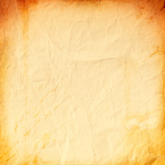 Orange background of old grunge paper, yellow, rough, yellow,crumpled, design, paper texture