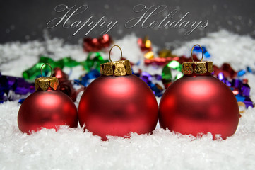 Happy Holidays and Merry Christmas