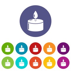Candle icon. Simple illustration of candle vector icon for web