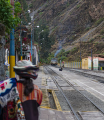 Zug in Peru, Ollantaytambo Rout nach Machu Picchu