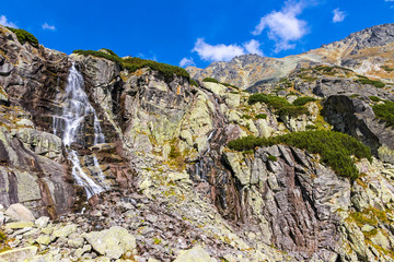 Skok waterfall in High Tatras Mountains (Vysoke Tatry), Slovakia © katatonia
