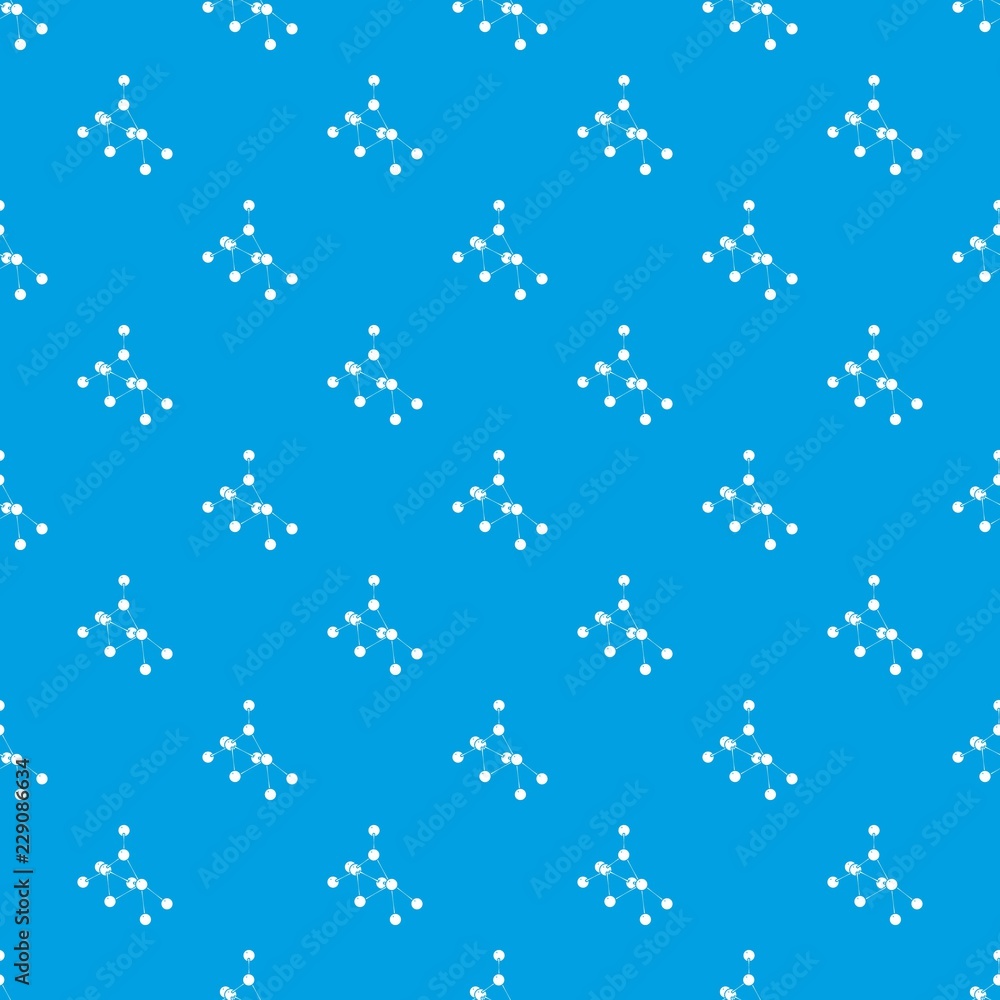 Poster ethyl acetate pattern vector seamless blue repeat for any use