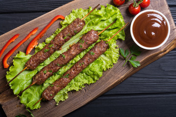 Shish kebab or lula-kebab