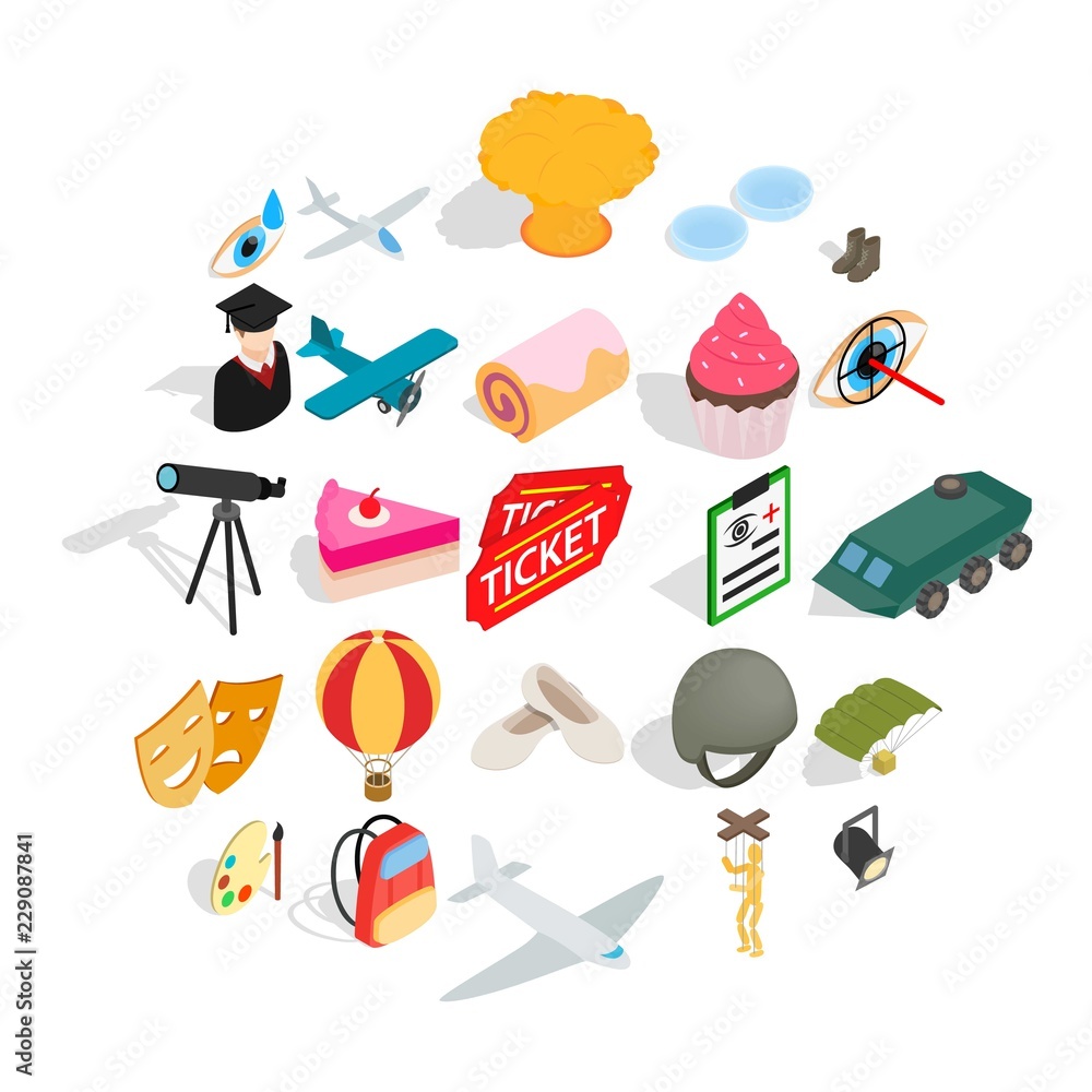 Poster making movie icons set. isometric set of 25 making movie vector icons for web isolated on white back