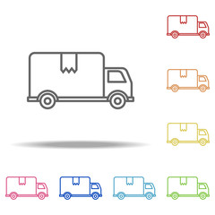 Delivery truck icon. Elements of Global Logistics in multi color style icons. Simple icon for websites, web design, mobile app, info graphics