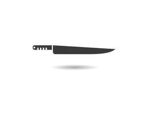 Knife logo illustration