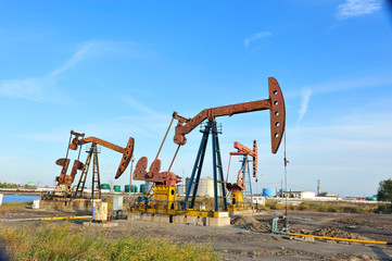 Fototapeta premium The oil pump