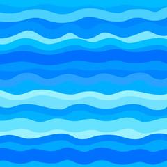 Fototapeta premium Abstract geometric wallpaper of the surface. Cute sea background. Bright colors. Pattern with lines and waves. Multicolored texture. Decorative style. Dinamic texture. Doodle for design