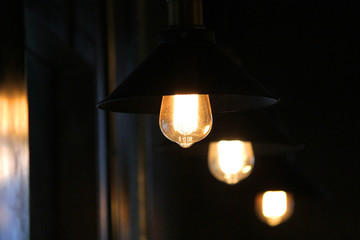 decorative lamp hanging on ceiling