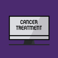 Writing note showing Cancer Treatment. Business photo showcasing Use of surgery, radiation and medications to cure cancer.