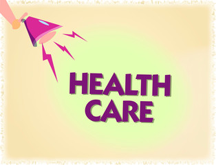 Word writing text Health Care. Business concept for Medical Maintenance Improvement of Physical Mental conditions.