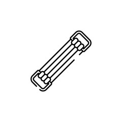 Naklejka premium band, resistance icon. Element of gym icon for mobile concept and web apps. Thin line band, resistance icon can be used for web and mobile