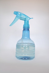 Blue Sprayer on white background