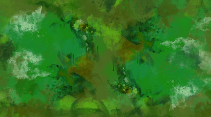 Abstract green watercolor background