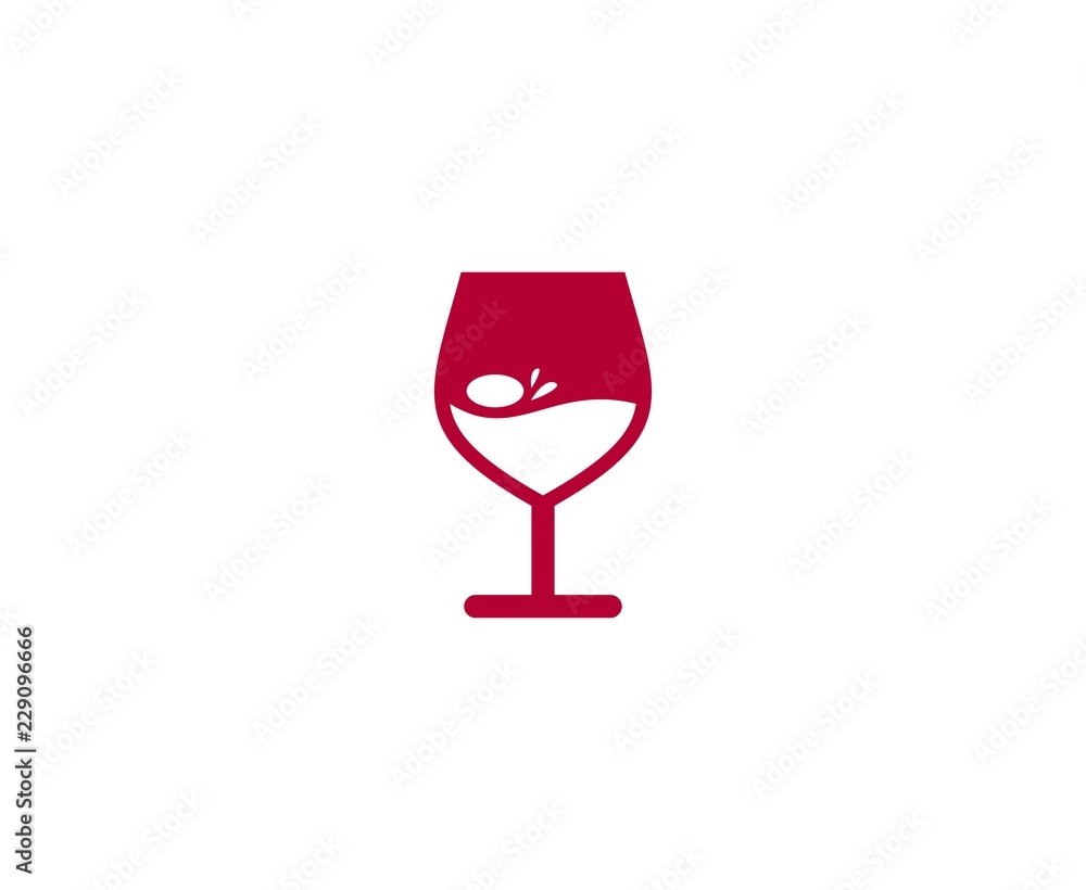 Sticker wine logo