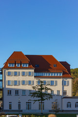 Fototapeta na wymiar historical office buildings facades