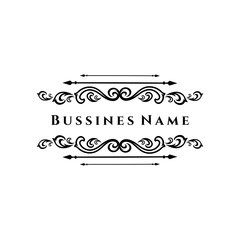 Elegant retro flourish decor. Retro Vintage Insignias or Logotypes. Vector design elements, business signs, logos, identity, labels, badges and objects.