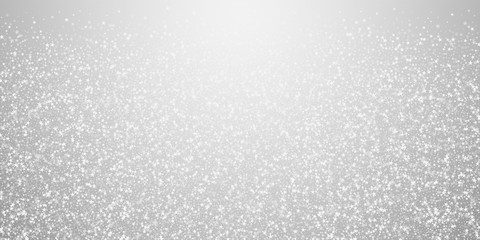 Fototapeta premium Amazing falling stars Christmas background. Subtle
