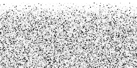 Scattered dense balck dots. Dark points dispersion