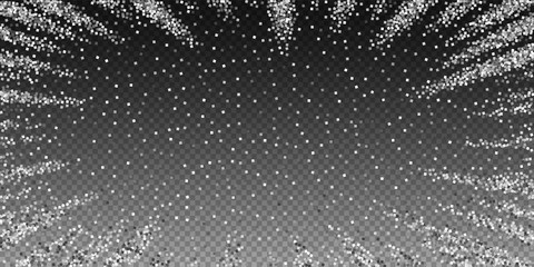 Silver glitter luxury sparkling confetti. Scattere