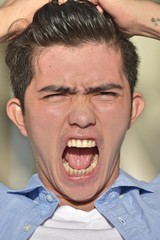 Obraz premium Stressful Minority Person