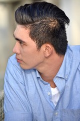 Fototapeta premium Unemotional Male Man