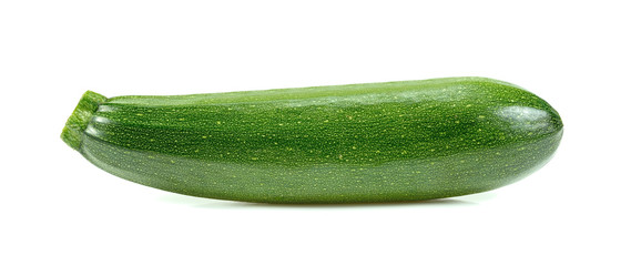 Fresh zucchini isolated on a white background