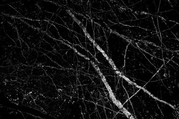 Black marble texture in veins patterns abstract background