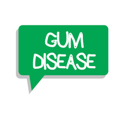Conceptual hand writing showing Gum Disease. Business photo text Inflammation of the soft tissue Gingivitis Periodontitis.