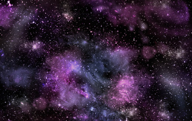 A space of the galaxy ,atmosphere with stars at dark background