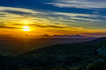 Arizona Valley Sunset