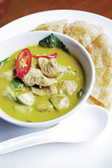 green curry with coconut milk