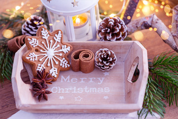 Duftende Weihnachtsplätzchen Stern Glasur