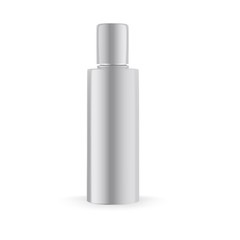 Matte cosmetic bottle mock up