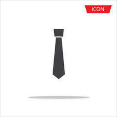 Necktie icon vector , Tie icon vector on white background.