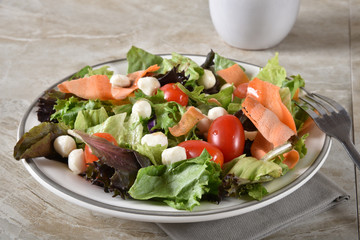 Mozzarella tomato salad