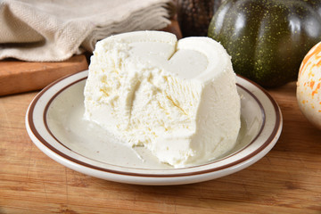 Fresh ricotta cheese