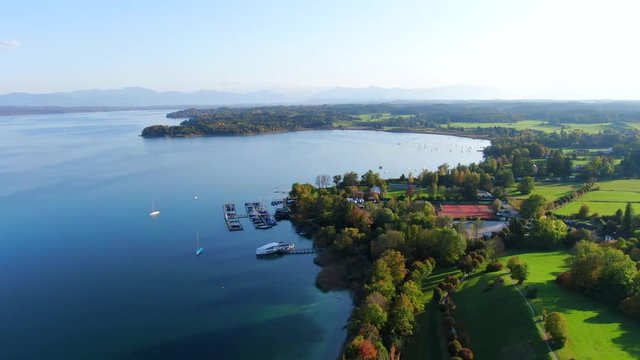 Lake Starnberg near Tutzing, Bavaria, Germany