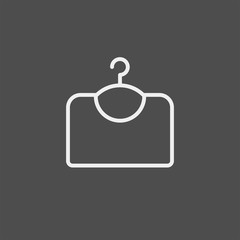 Obraz premium Clothers flat vector icon