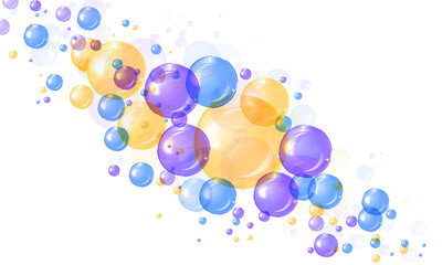 Bubble background abstract