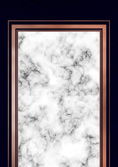 Rose gold and marble template