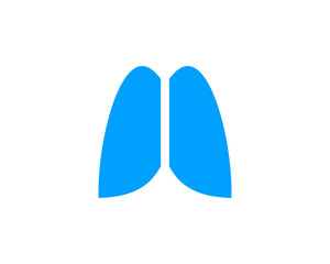 Lungs Health logo template, Lung care logo designs vector