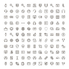 Programming icon set