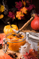 a delicious autumnal creamy hokkaido pumpkin puree