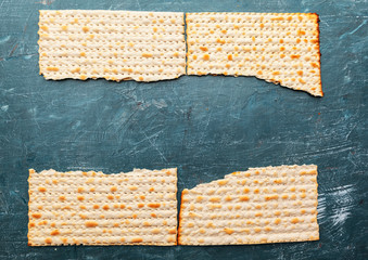 Jewish traditional matzo bread