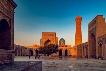 Deurstickers Kalyan Mosque in Bukhara © eranicle
