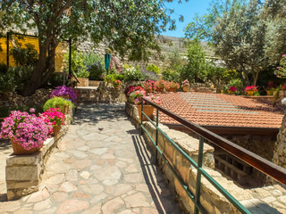 The Garden Tomb, site of pilgrimage in Jerusalem, Israel