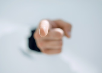 image of a businessman hand pointing at you