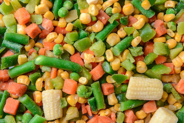 Mix of frozen vegetables