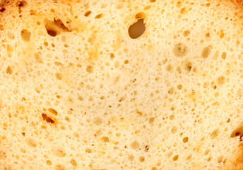 Crackers bruschetta closeup